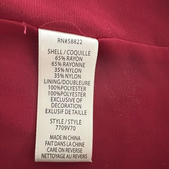 Max Studio Top XS Velvet Burn Out $5 - Picture 4 of 5